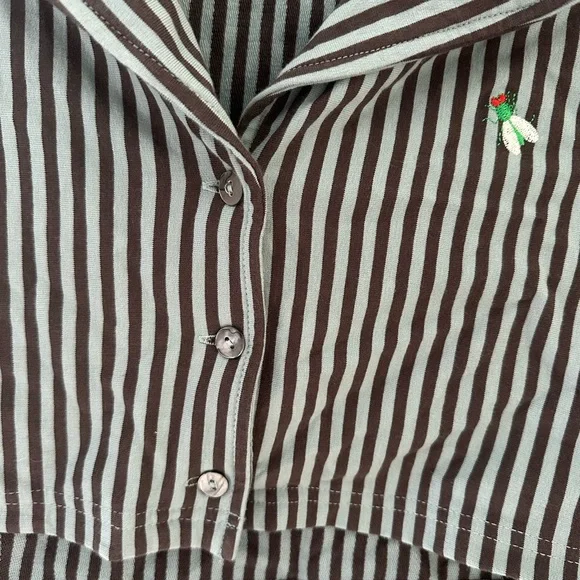 Fashion Brand Company Striped Crop - Picture 5 of 5